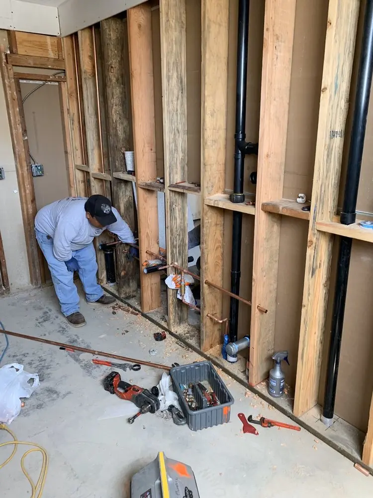 Commercial rough-in plumbing for Gas Line Repair in Clanton